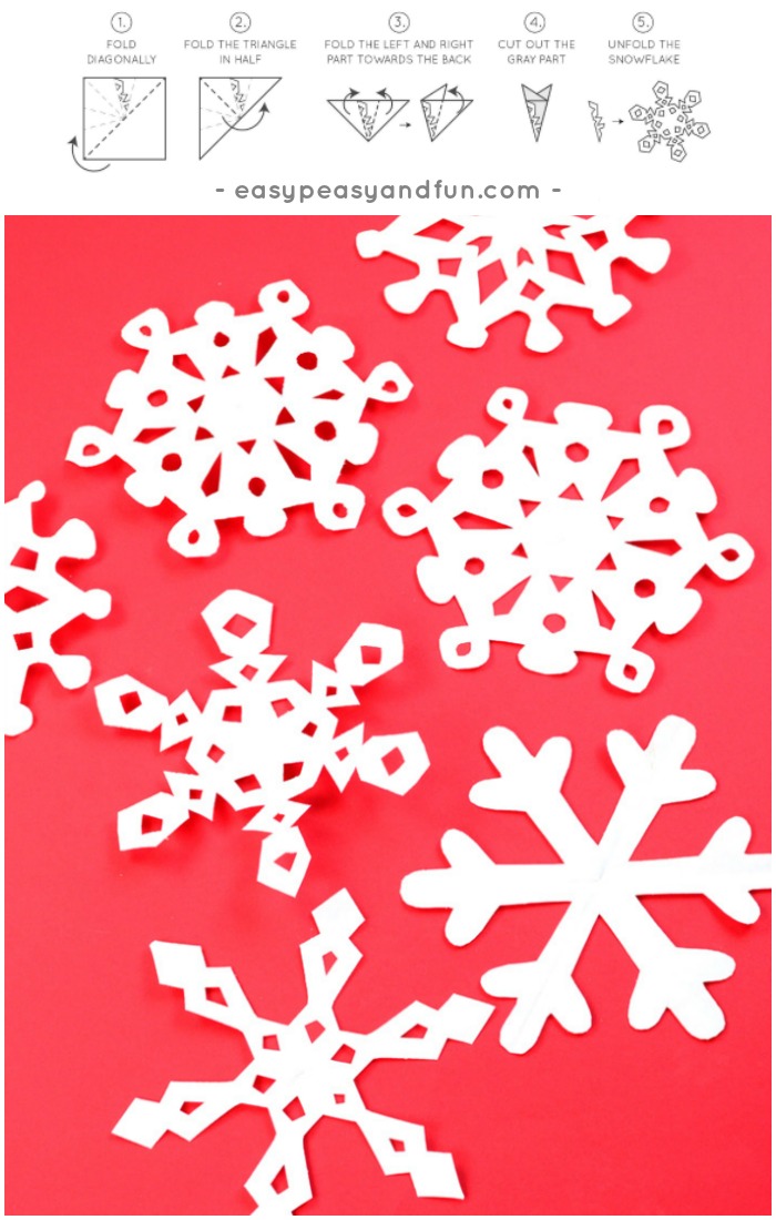 20 Printable Paper Snowflakes Templates