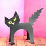 Black Cat Paper Craft for Kids
