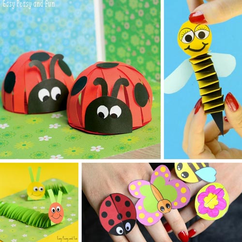 Bug Crafts for Kids to Make