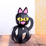 Cat Craft for Kids with Paper Strips