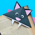Cat Halloween Corner Bookmark