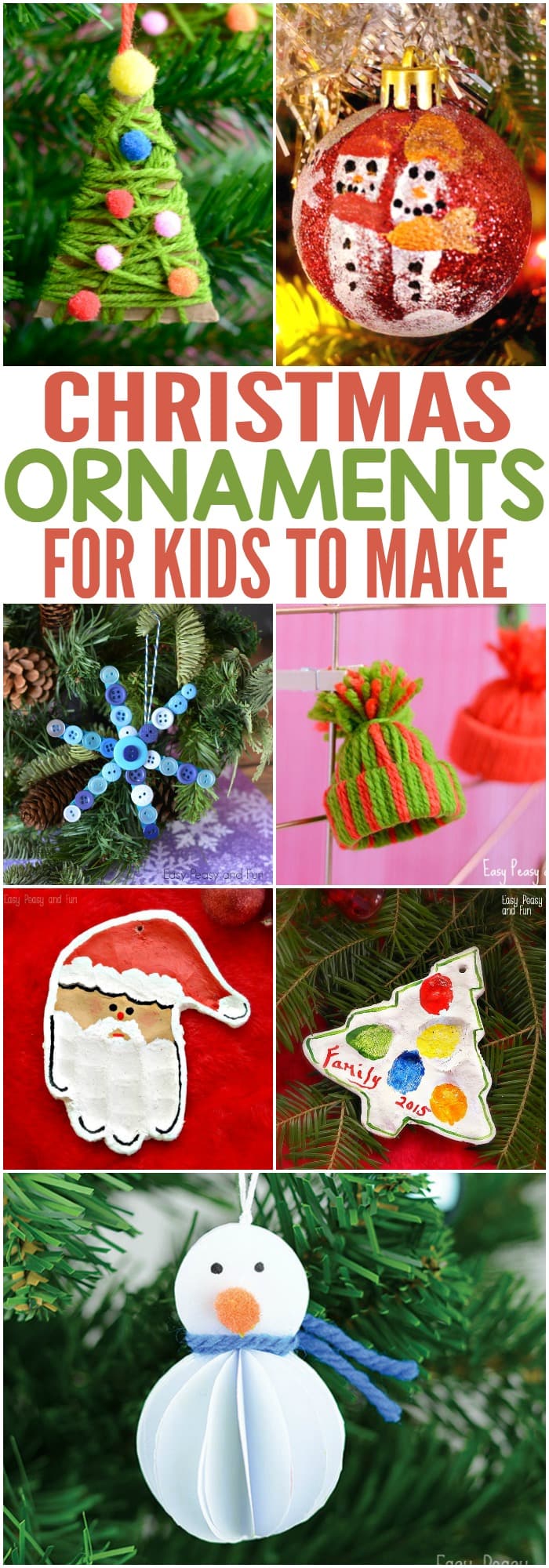 Christmas Ornaments for Kids to Make