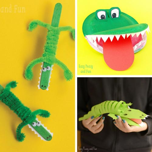Crocodile and Alligator Projects for Kids