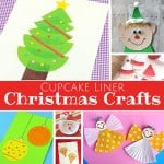 Cupcake Liner Christmas Crafts