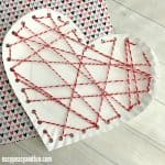 Cute Heart Paper Plate Craft