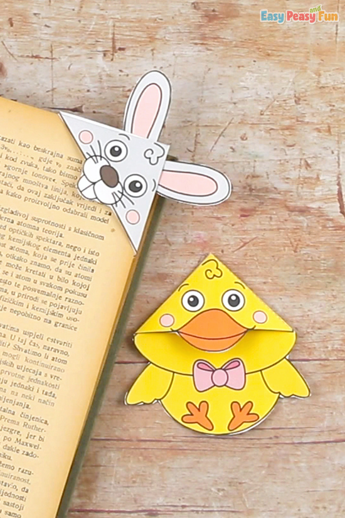 Easter Corner Bookmarks With Template Easter Craft for Kids