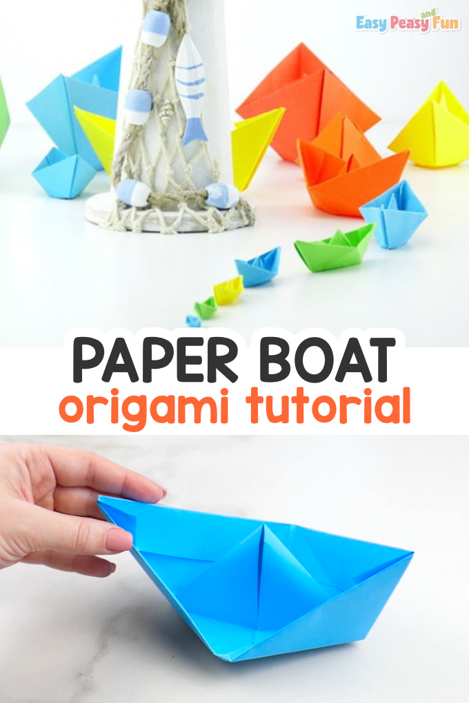 How to Make a Paper Boat Easy Origami Idea