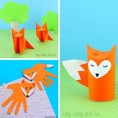 Many Fox Ideas - Animal Craft Ideas for Kids
