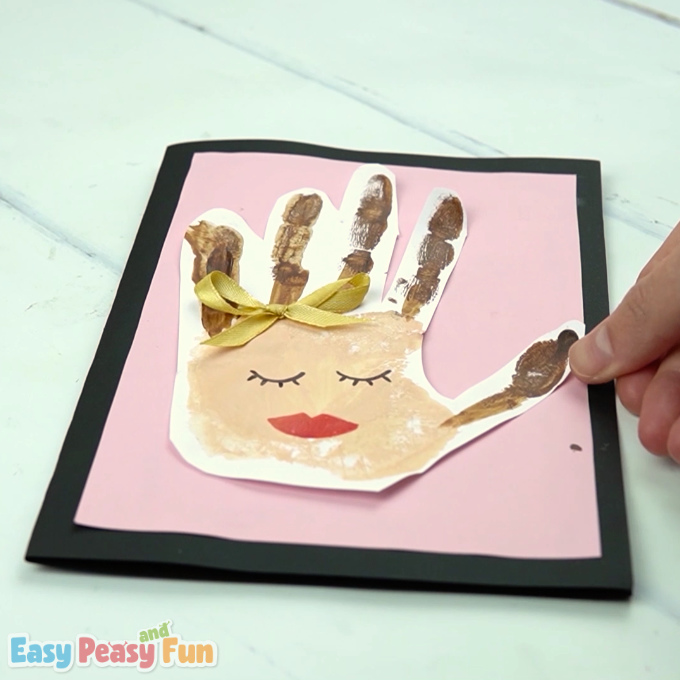 Mothers Day Handprint Card