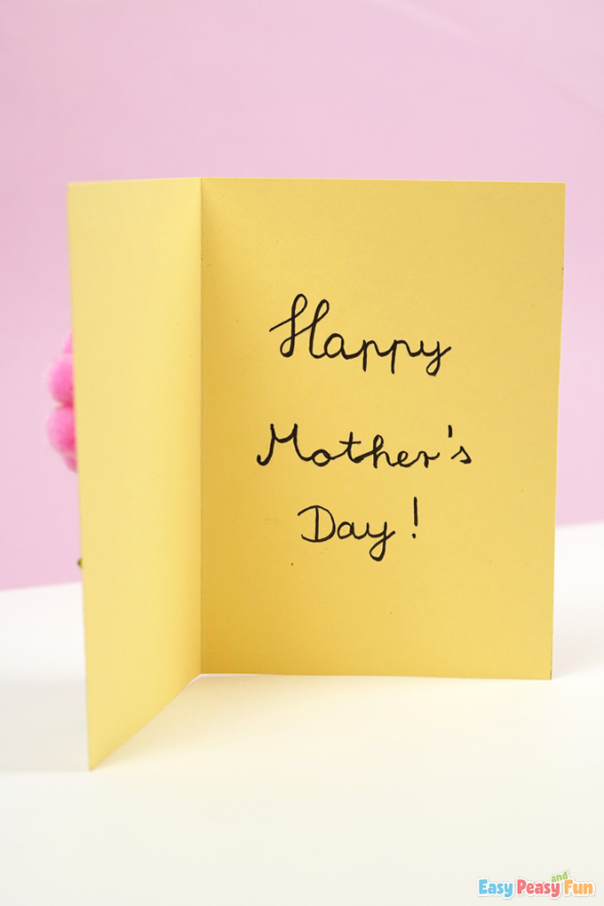 Mothers Day Paper Gift Card
