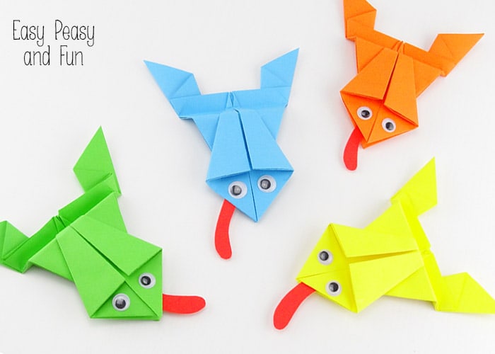 Origami for Kids - Frogs