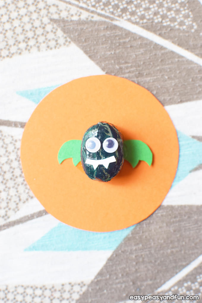 Painted Rock Bats Craft for Kids