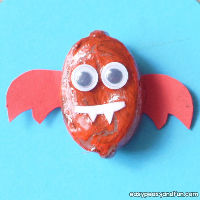 Painted Rock Bats Craft for Kids to Make