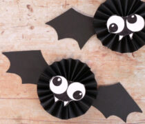 Paper Rosette Bat Craft