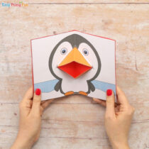 Penguin Pop Up Card Template