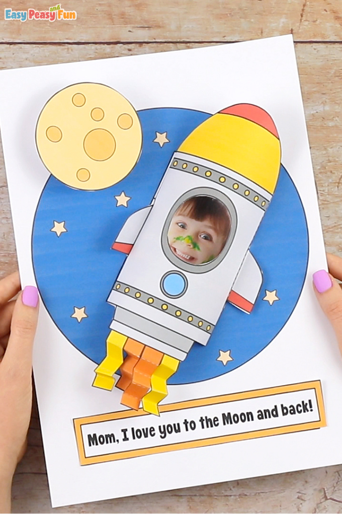 Rocket Mothers Day Craft Idea