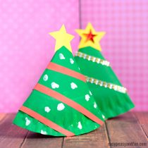 Rocking Paper Plate Christmas Tree
