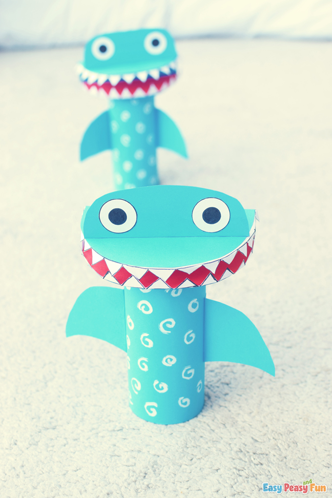 Shark Paper Roll Craft