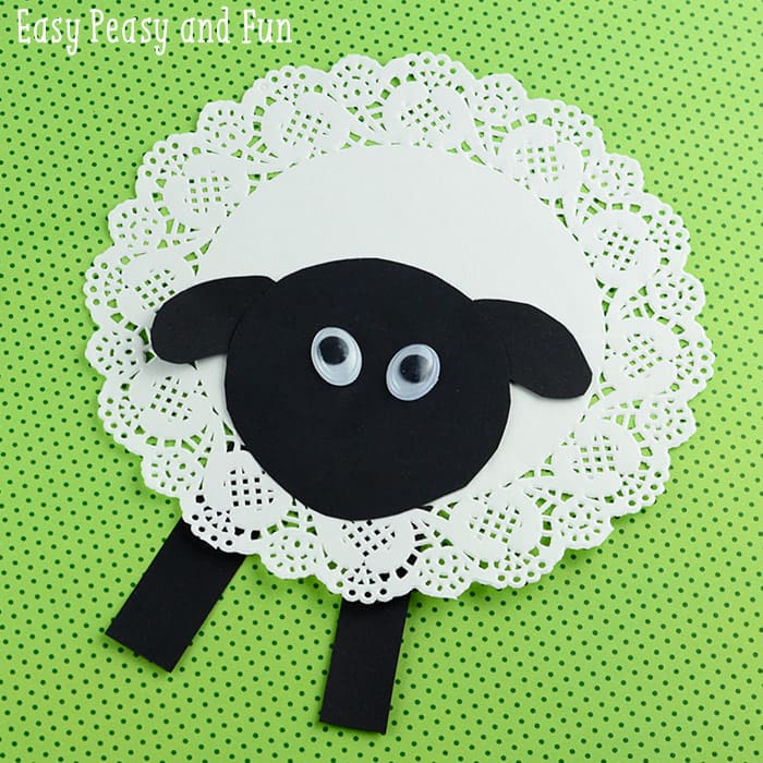 Sheep Craft with Doilies