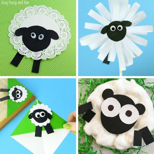 Sheep Crafting Ideas for Children 