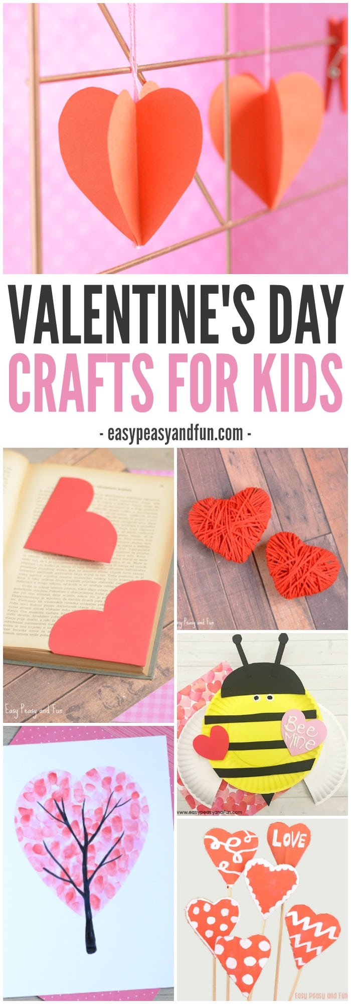 Simple Valentines Day Crafts for Kids