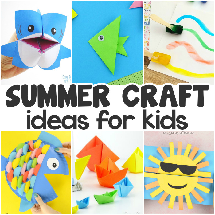 Summer craft ideas for kids.