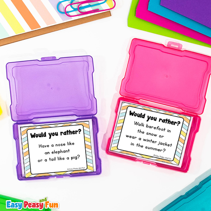 Would You Rather Questions for Kids PDF