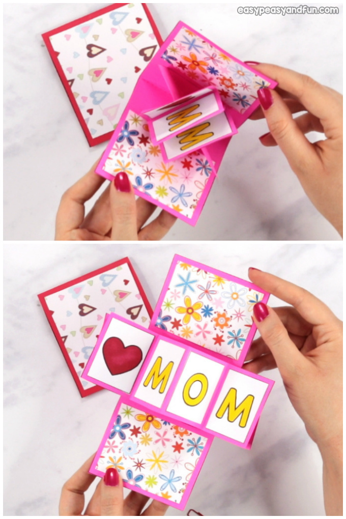 Twist and Pop Mothers Day Card Craft for Kids