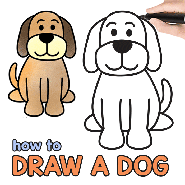 Dog Directed Drawing Tutorial