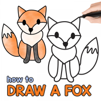 How to Draw a Fox – Step by Step Fox Drawing Tutorial
