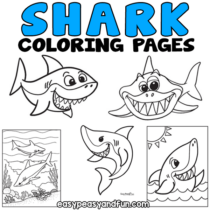 Shark Coloring Pages – 30 Printable Designs